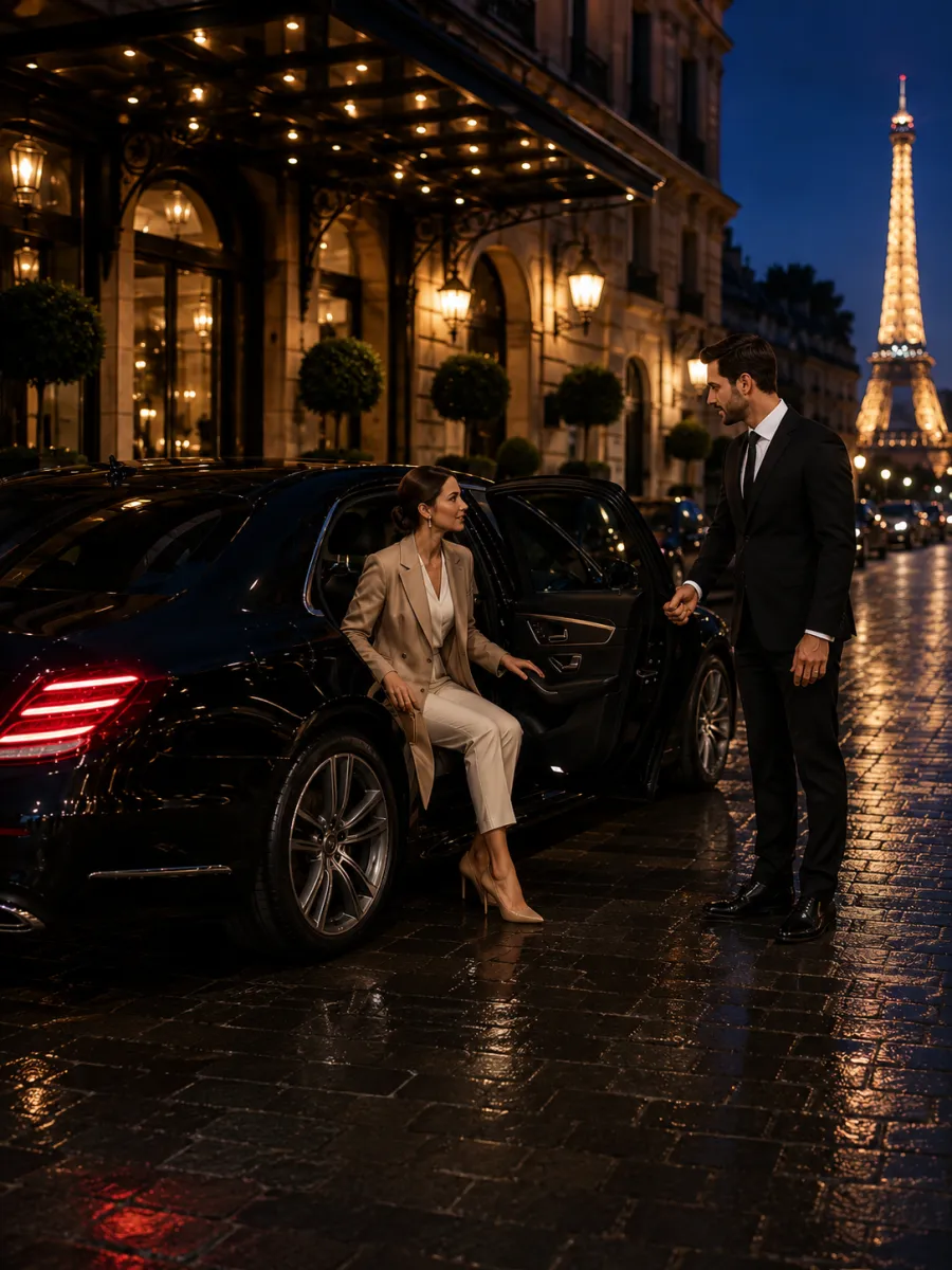 Chauffeur privé à disposition — Paris