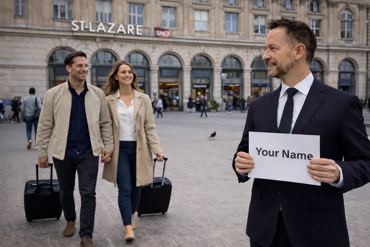 Where to Meet Your Driver at Gare Saint-Lazare
